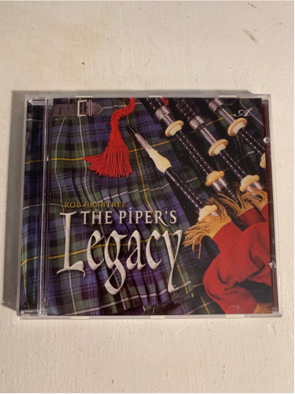 The Piper's Legacy Rob Crabtree CD Music Album One Size Blue Red